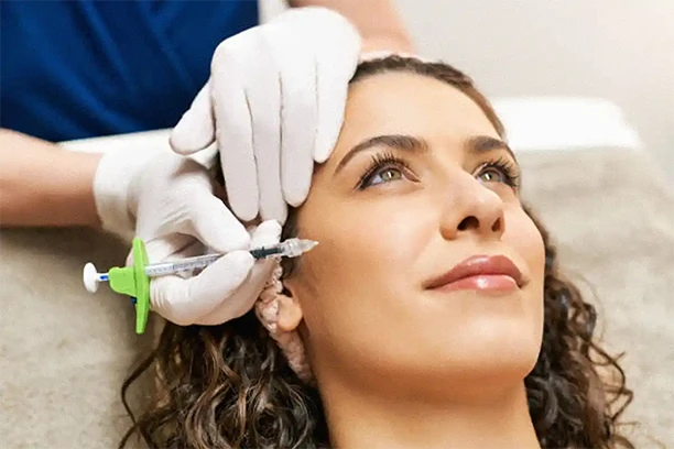 women getting Cheek Filler Treatment