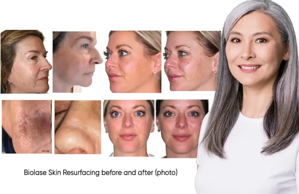 Biolase Skin Resurfacing before and after photo