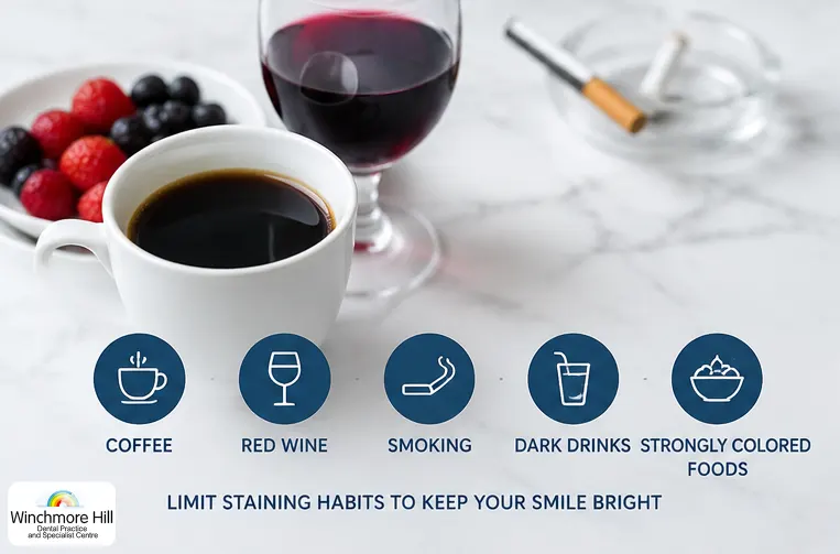 habits that affect teeth whitening